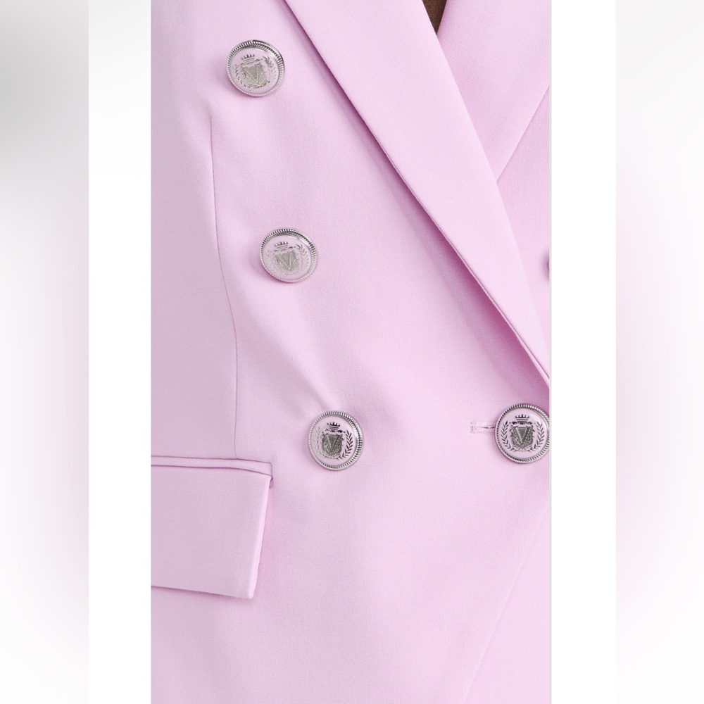 Veronica Beard purple Miller Dickey blazer in pale orchid - Picture 5 of 14